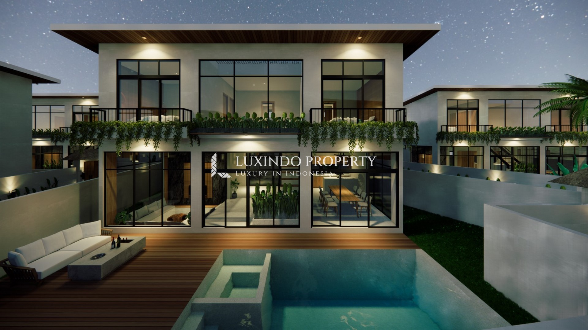 TANGKUBAN - STYLISH TWO-STOREY VILLAS IN BALI'S RAPIDLY GROWING PADANG SAMBIAN (LHV893) 